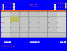 Tablet Screenshot of calendar.wbgovs.com